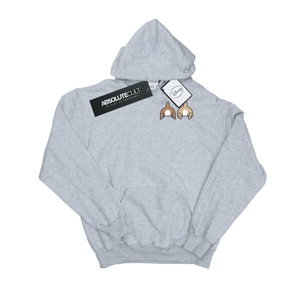 Disney Herr Chip N Dale Baksida Brösttryck Hoodie 3XL Sport Sports Grey 3XL