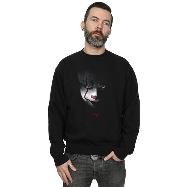 It Herr Pennywise Stirrande Bomulls Sweatshirt 3XL Svart Black 3XL