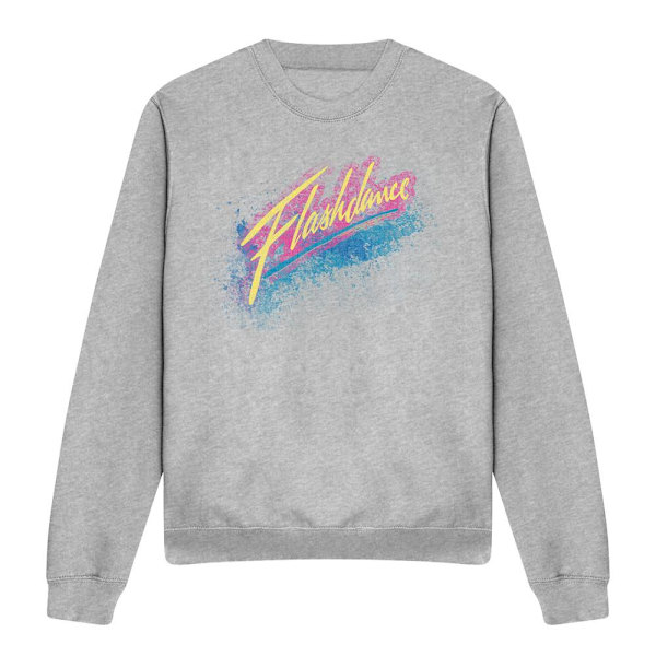 Flashdance Unisex Vuxen Spray Logo Sweatshirt L Sport Heather Sport Heather L