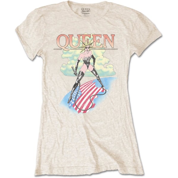 Queen Damer/damer älskarinna T-shirt S Sand Sand S