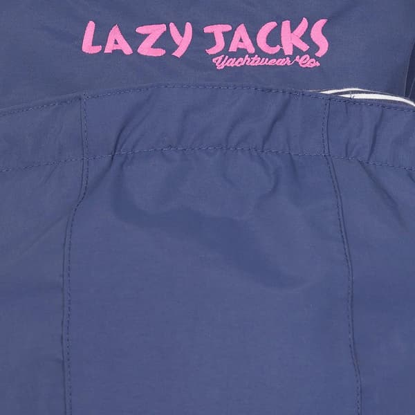 Lazy Jacks Dam/Dam Twilight Lång Vattentät Jacka Navy Blue 14 UK