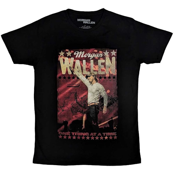 Morgan Wallen Unisex Vuxen T-shirt \"One Thing At A Time\" XXL Svart Black XXL