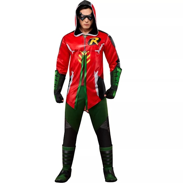 DC Comics Deluxe Robin Kostym M Multifärgad Multicoloured M