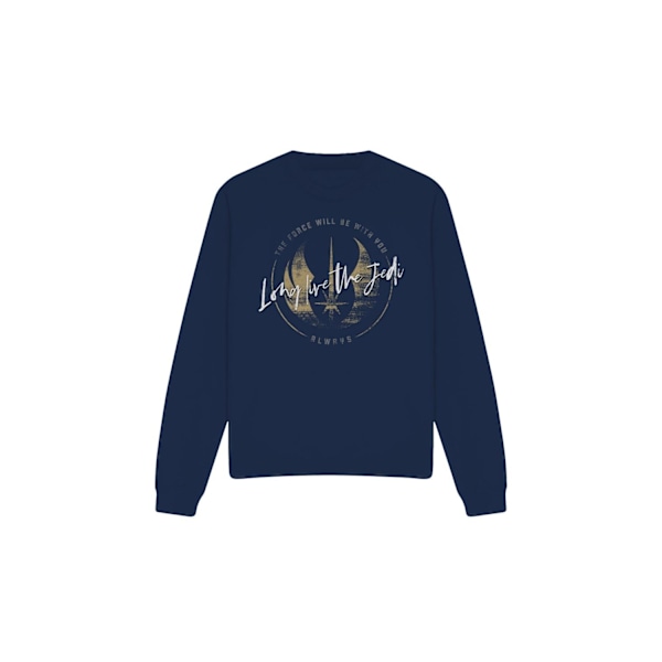 Star Wars Unisex Vuxen Long Live The Jedi Obi Wan Kenobi Mjukisbyxor Navy XL