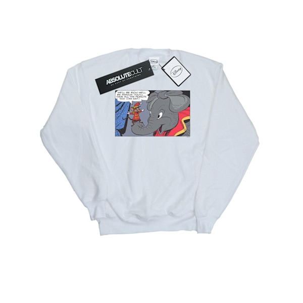 Disney Dam/Kvinnor Dumbo Rich And Famous Sweatshirt L Vit White L