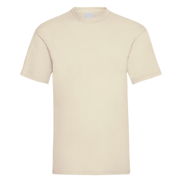 Herr T-shirt med kort ärm, stor, beige Beige X Large