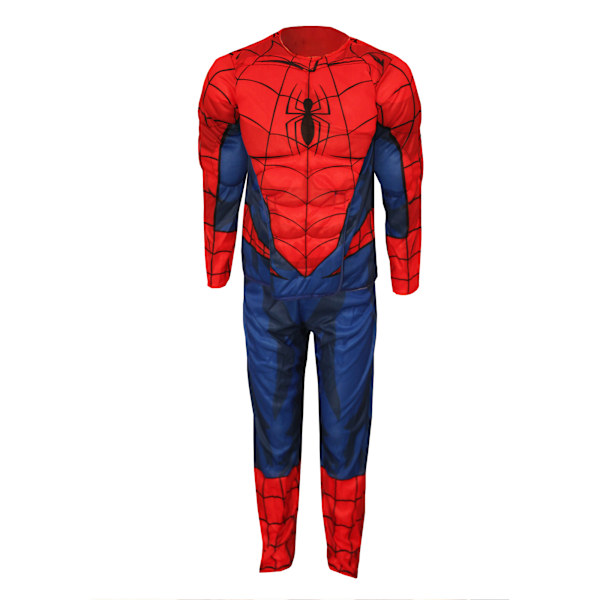 Spider-Man Barn/Barn Adaptive Kostym 8-10 År Röd Red 8-10 Years