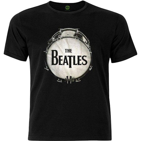 The Beatles Unisex Adult Drum T-Shirt S Svart Black S