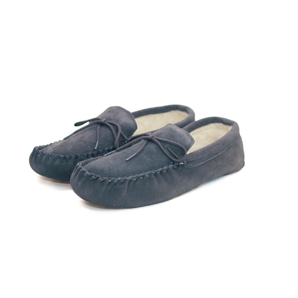 Eastern Counties Leather Unisex Yllebland Mjuka Sulor Mokasiner Navy 13 UK