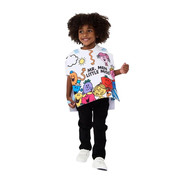 Mr Men & Little Miss Barn-/Barnkaraktärer Tabard En Storlek Multicoloured One Size