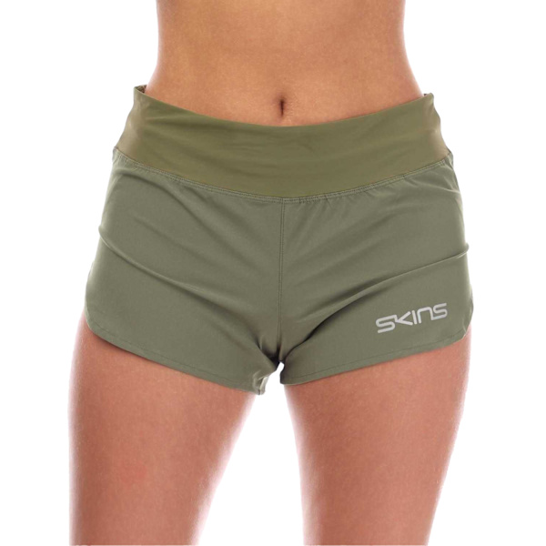 Skins Dam/Dam Series-3 Löparshorts M Khakigrön Khaki Green M