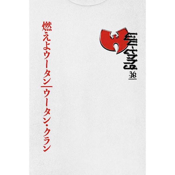 Wu-Tang Clan Unisex Adult Sword Cotton T-Shirt S Vit White S