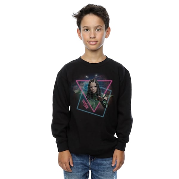 Marvel Boys Guardians Of The Galaxy Neon Mantis Sweatshirt 12-1 Black 12-13 Years