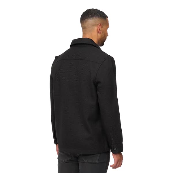 Bewley & Ritch Herr Haynerson Texturerad Överskjorta M Svart Black M