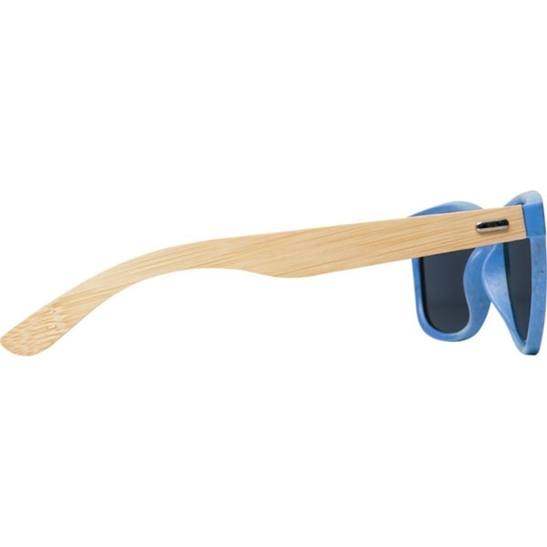Avenue Sun Ray Bambu Solglasögon One Size Process Blue Process Blue One Size
