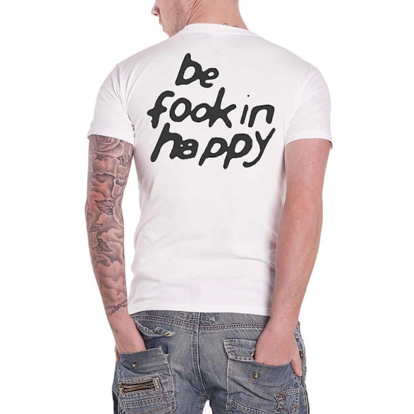 Yungblud Unisex Adult Face Cotton Back Print T-Shirt L Vit White L
