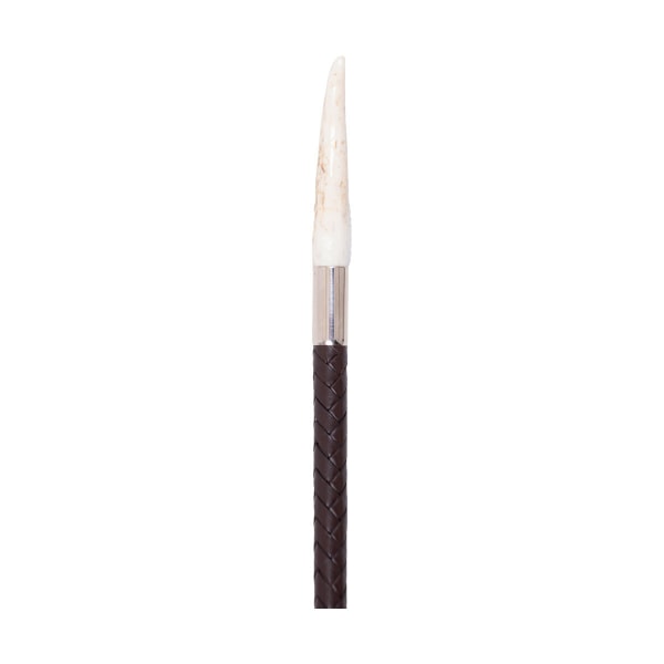 Supreme Products Flätad Läder Hästutställningskäpp 24in Brun Brown 24in