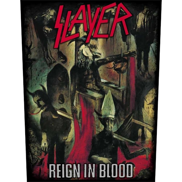 Slayer Reign In Blood Patch One Size Röd/Svart Red/Black One Size