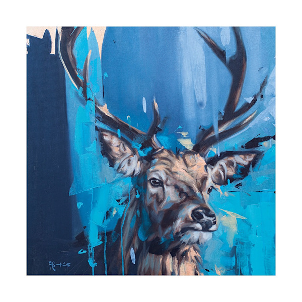 Frank Pretorius Curiosity Print 40cm x 40cm Blå/Brun Blue/Brown 40cm x 40cm