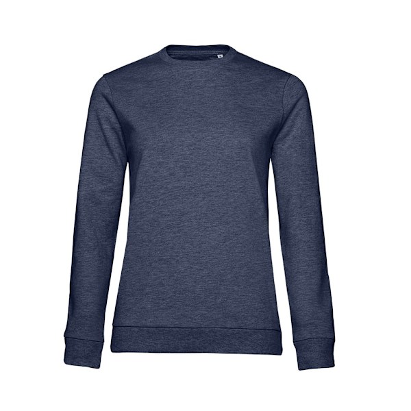 B&C Dam/Dam Set-in Sweatshirt XS Marinblå Heather Navy Heather XS