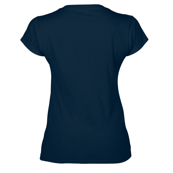 Gildan Dam/Dam Soft Style V-halsad T-shirt XXL Marinblå Navy XXL