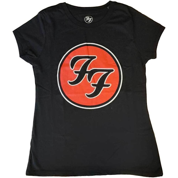 Foo Fighters Dam/Kvinnor Logotyp Bomull T-shirt XL Svart Black XL