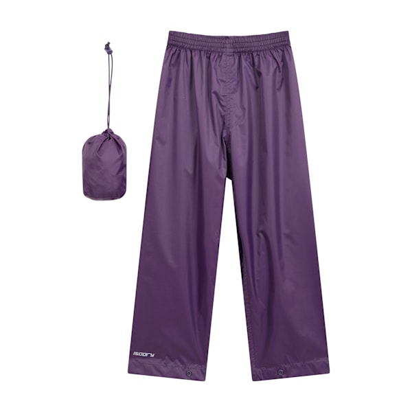 Mountain Warehouse Barn/Barn Pakka II Vattentäta Överbyxor Purple 9-10 Years