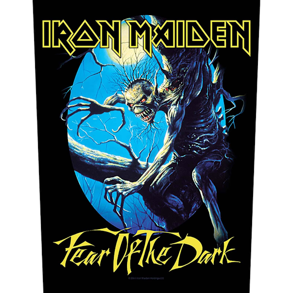 Iron Maiden Fear Of The Dark Patch One Size Svart/Blå/Gul Black/Blue/Yellow One Size