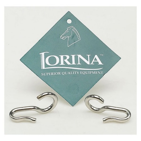 Lorina Curb Chain Hooks (2-pack) One Size Silver Silver One Size