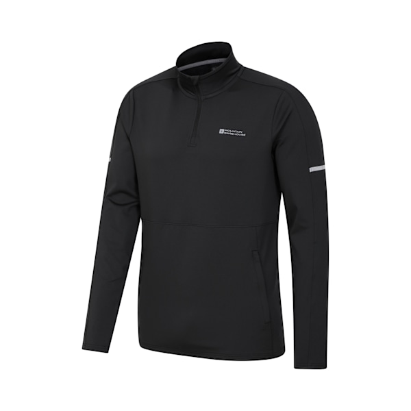 Mountain Warehouse Mens Core Recycled Half Zip Midlayer XXS Bla Black XXS