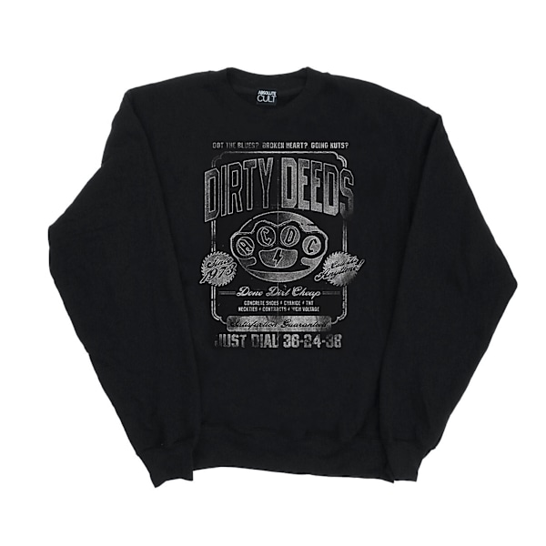 AC/DC Dam/Dam Just Dial Sweatshirt M Svart Black M