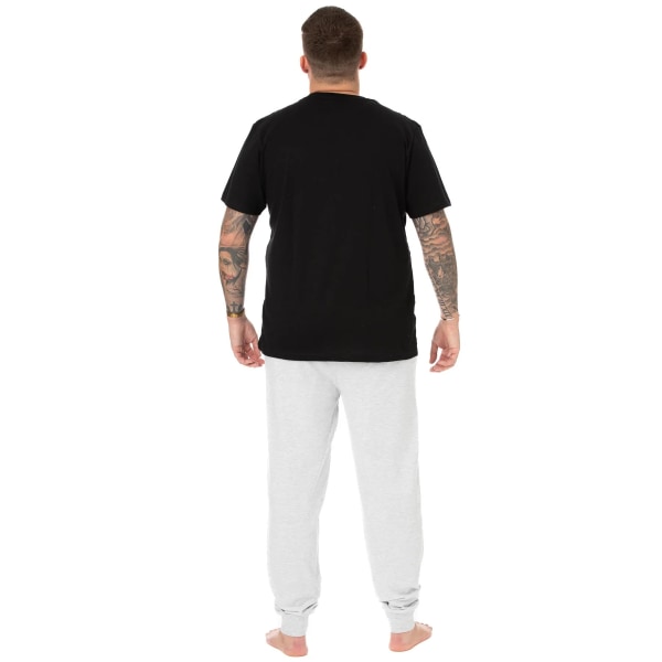 Star Wars: The Mandalorian Mens Splattered Pyjamas Set XL Svart/ Black/White/Grey XL