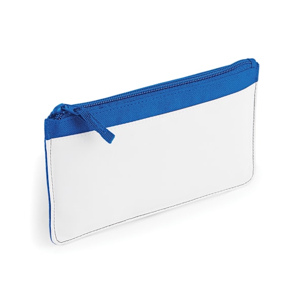 Bagbase Plain Sublimation Pencil Case (2-pack) One Size Sapp Sapphire Blue One Size