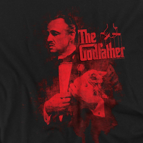The Godfather Herr Don Vito Corleone Drip T-Shirt 4XL Svart Black 4XL
