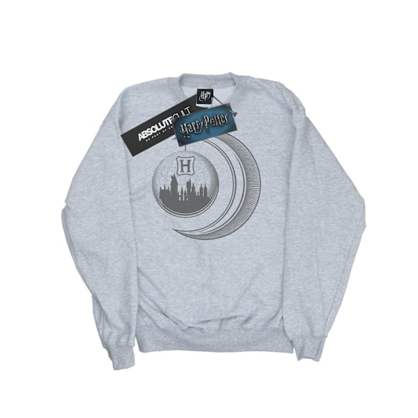 Harry Potter Hogwarts Moon Sweatshirt för flickor 5-6 år Sports Grå Sports Grey 5-6 Years