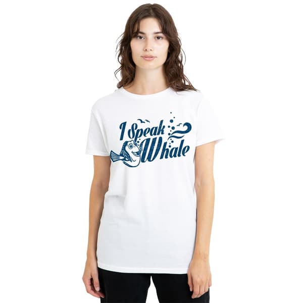 Hitta Nemo Dam/Kvinnor Jag Talar Val Dory T-Shirt XL Vit White XL