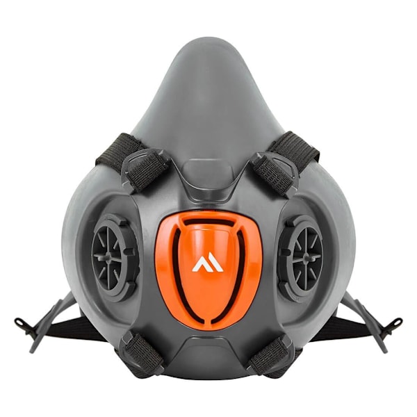 Portwest TPR Halvmask Andningsskydd M-L Grå/Orange Grey/Orange M-L