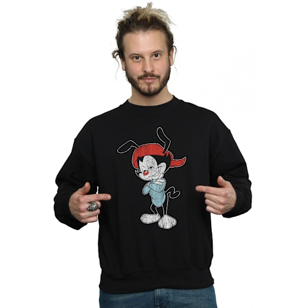 Animaniacs Herr Wakko Klassisk Pose Sweatshirt 5XL Svart Black 5XL