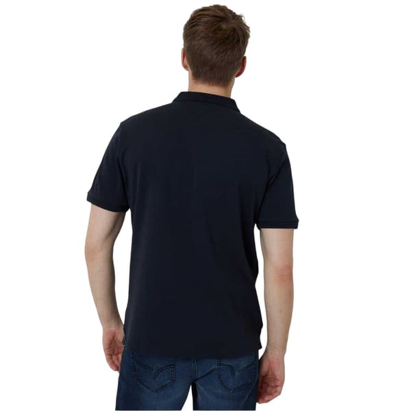 Threadbare Herr Regular Rolled Kortärmad Pikétröja S Marinblå Navy S