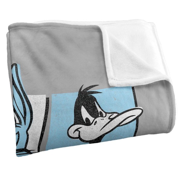 Looney Tunes Squares Filt En Storlek Flerfärgad Multicoloured One Size
