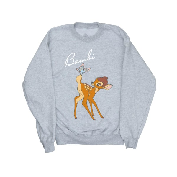 Disney Bambi Butterfly Tail Sweatshirt dam/dam S Sports G Sports Grey S