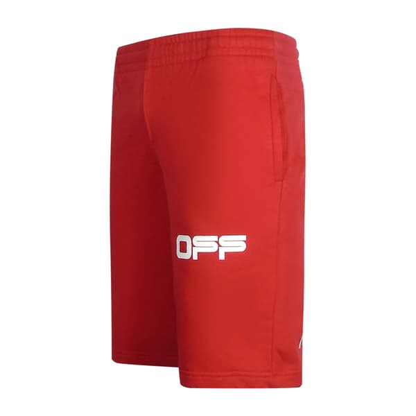 Off-White Herr Tape Sweatshorts S Röd Red S