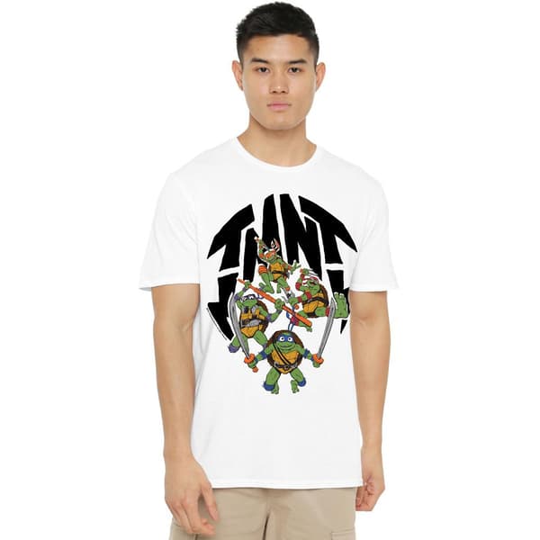 Teenage Mutant Ninja Turtles Herr Mutant Mayhem Turtle Shell T- White 3XL