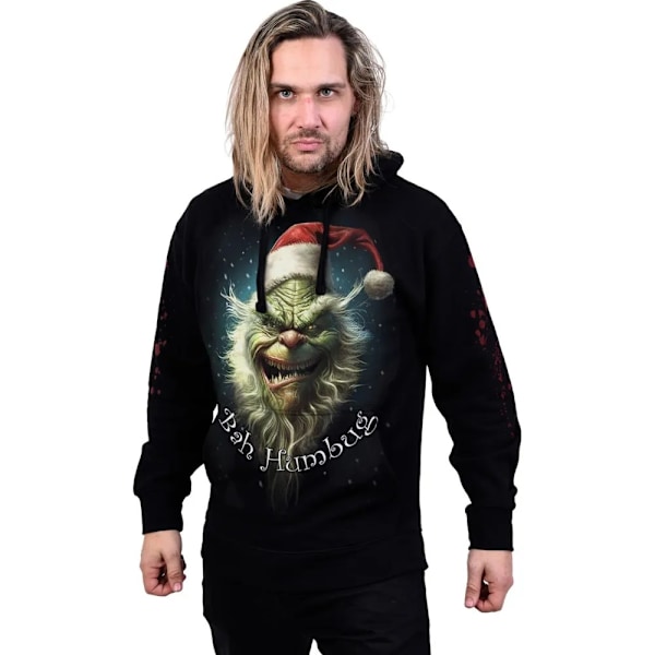 Spiral Direct Unisex Vuxen Bah Humbug Hoodie 3XL Svart Black 3XL