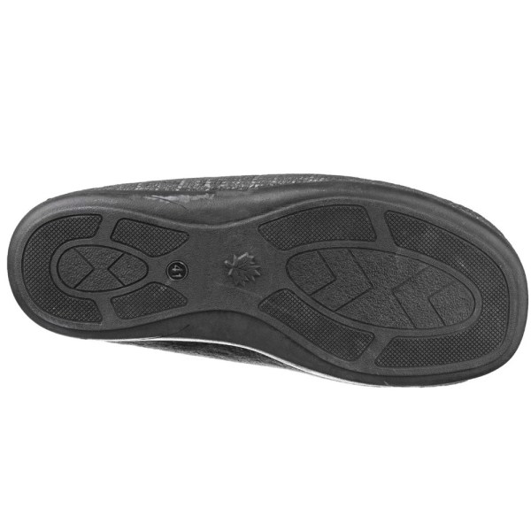 Cotswold Mens Stanley Moc Toe Full Slipper 7 UK Svart Black 7 UK