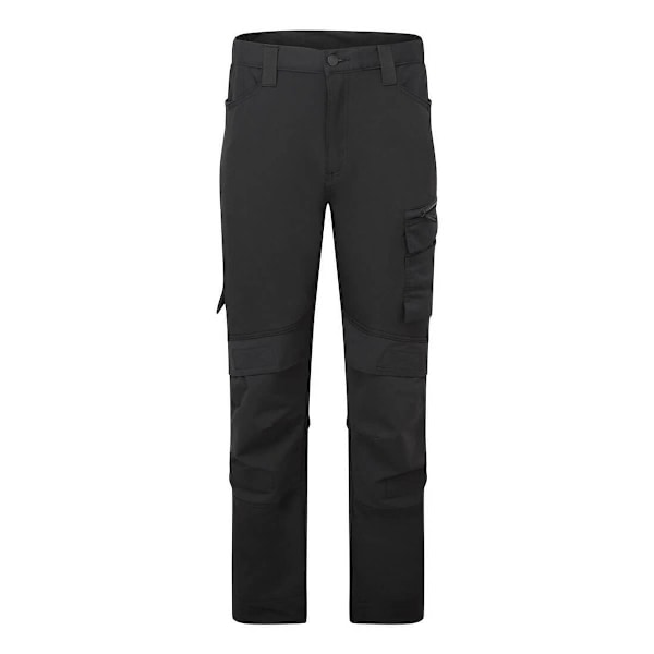 Portwest Unisex Vuxen DX4 Arbetsbyxor 40R Helt Svart All Black 40R