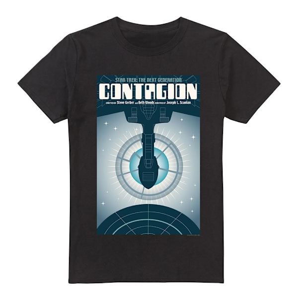 Star Trek Herr The Next Generation Säsong 2 Avsnitt 11 T-Shirt Black 3XL
