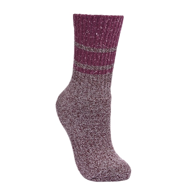 Trespass Womens/Ladies Hadley Hiking Boot Socks (2 par) 3/6 U Grape Wine/Oatmeal 3/6 UK