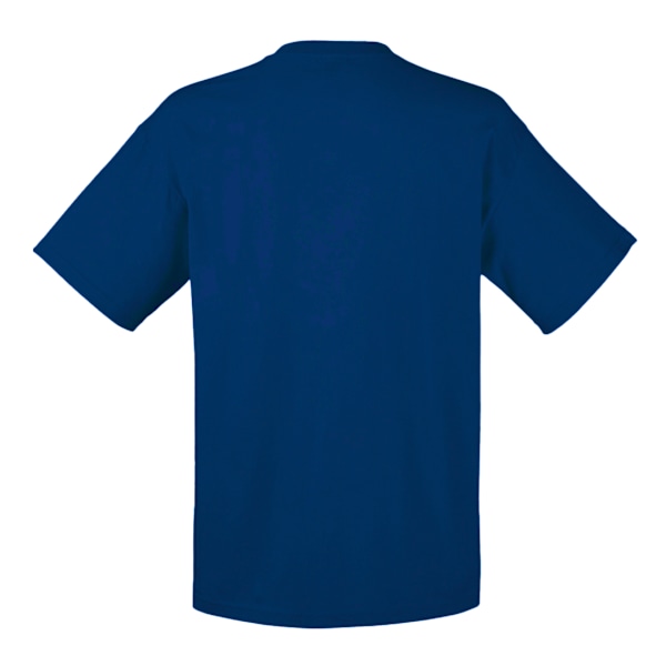 Fruit Of The Loom Valueweight V-halsad, kortärmad T-shirt för män Navy 2XL