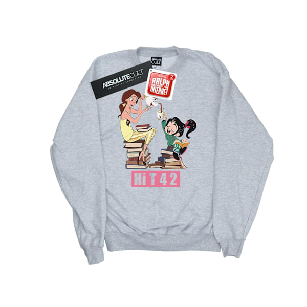 Disney Herr Wreck It Ralph Belle Och Vanellope Sweatshirt 3XL S Sports Grey 3XL